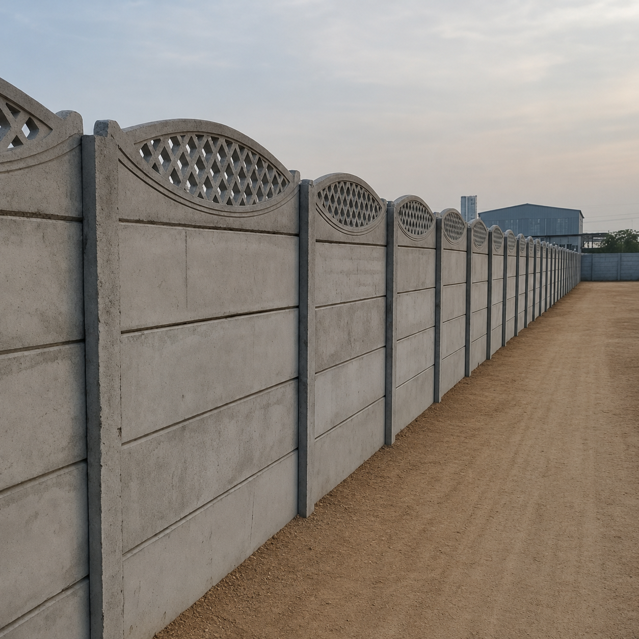 Precast Concrete Compound Wall